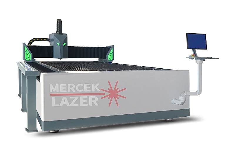 Mercek Lazer Fiber Lazer Kesim Makinesi